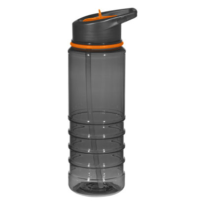 24 Oz Tritan Gripper Bottle Custom Orange