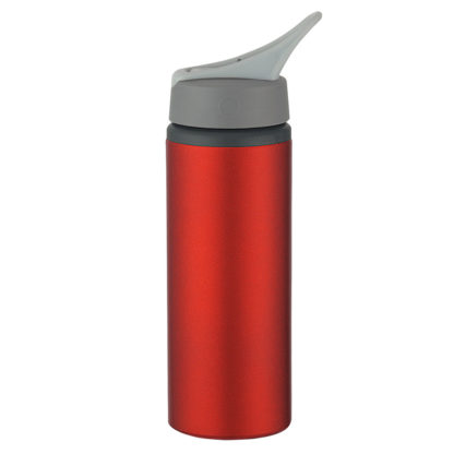 25 Oz Aluminum Bike Bottle Custom Red