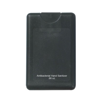 Card Shape Hand Sanitizer Black Custom