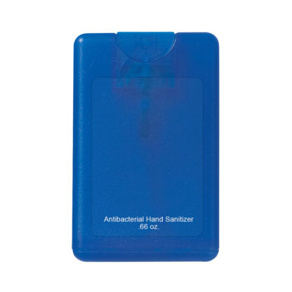 Card Shape Hand Sanitizer Blue Custom