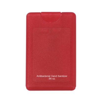 Card Shape Hand Sanitizer Red Custom