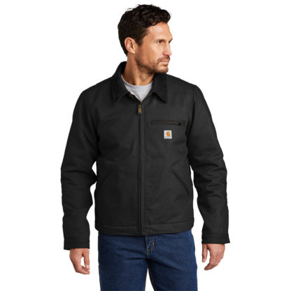 Carhartt Duck Detroit Jacket Black Model