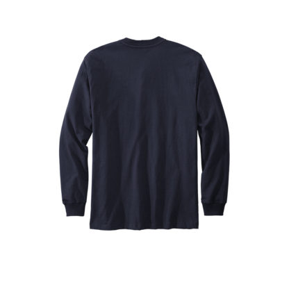 Carhartt Long Sleeve Henley Tshirt Navy Back