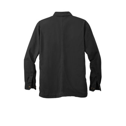 Carhartt Rugged Flex Fleece Lined Shirt Jac Black Back