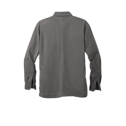 Carhartt Rugged Flex Fleece Lined Shirt Jac Shadow Grey Back