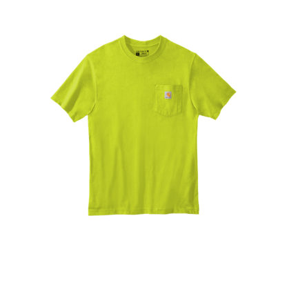 Carhartt Workwear Pocket Short Sleeve Tshirt Brite Lime