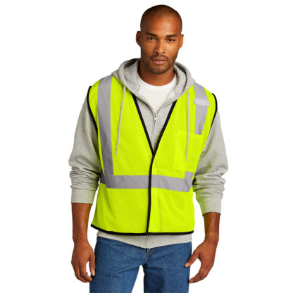 CornerStone Ansi 107 Class 2 Economy Mesh One Pocket Vest Safety Model