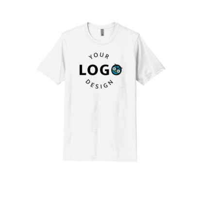 Custom T-Shirt White Center Logo