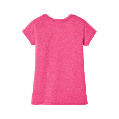 District Girls Very Important Tee Fuchsia Frost Back