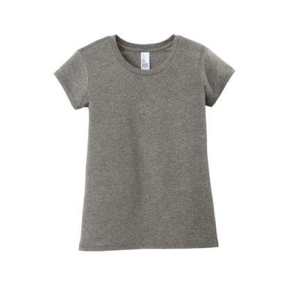 District Girls Very Important Tee Grey Frost Front