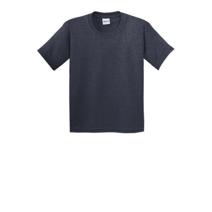 Gildan Youth Heavy Cotton 100 Cotton Tshirt Heather Navy