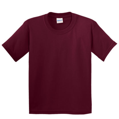 Gildan Youth Heavy Cotton 100 Cotton Tshirt Maroon