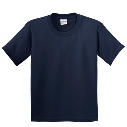 Gildan Youth Heavy Cotton 100 Cotton Tshirt Navy Blue