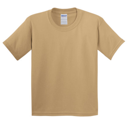 Gildan Youth Heavy Cotton 100 Cotton Tshirt Old Gold