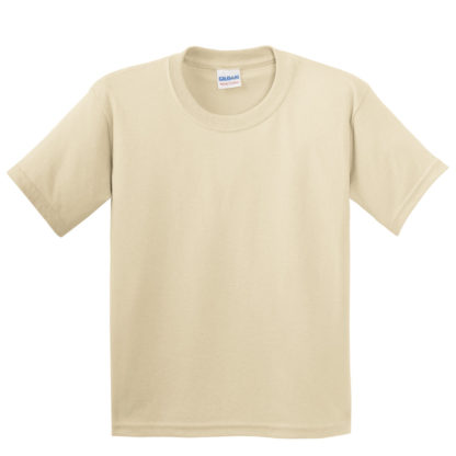 Gildan Youth Heavy Cotton 100 Cotton Tshirt Sand