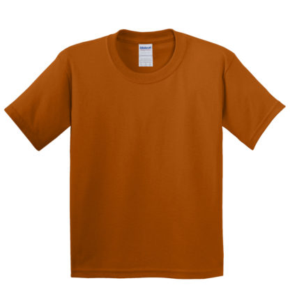 Gildan Youth Heavy Cotton 100 Cotton Tshirt Texas Orange