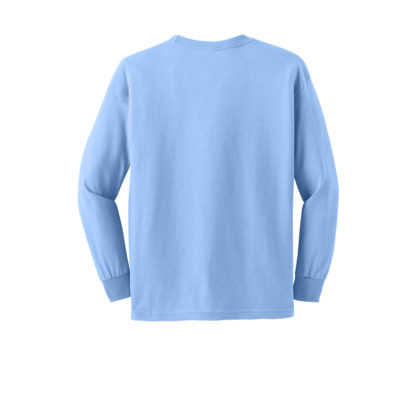 Gildan Youth Ultra Cotton Long Sleeve Tshirt Light Blue