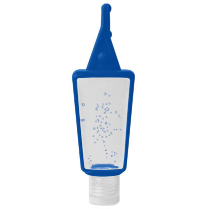 Hand Sanitizer with Silicone Holder Blue Custom