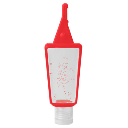 Hand Sanitizer with Silicone Holder Red Custom