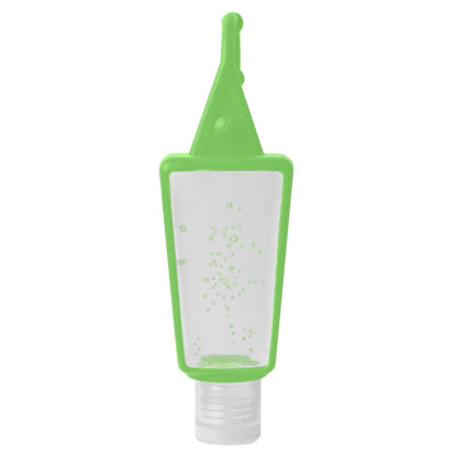 Hand Sanitizer with Silicone Holder Green Custom