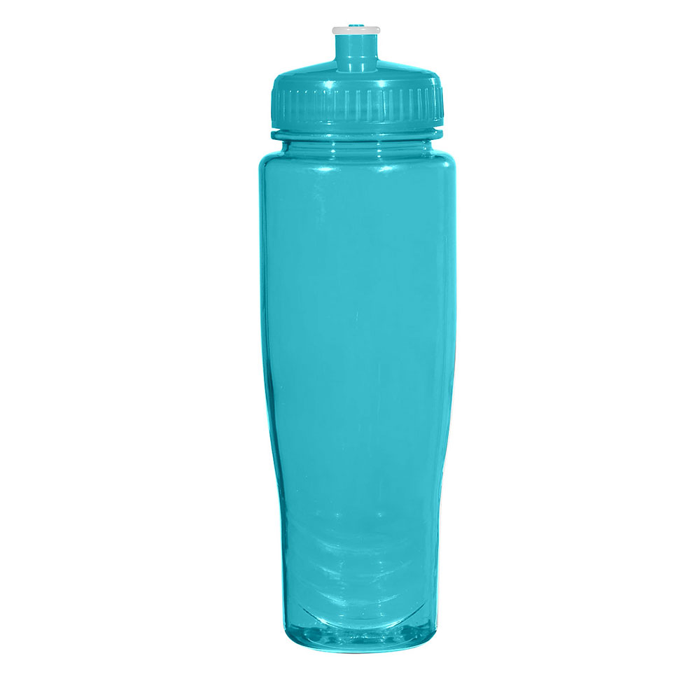 24 oz Poly-Clear Plastic Water Bottle