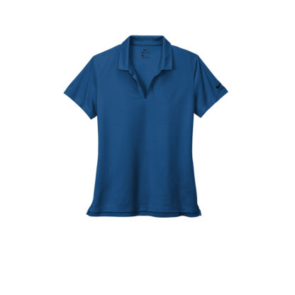 Nike Ladies Dri-FIT Micro Pique 2.0 Polo Gym Blue