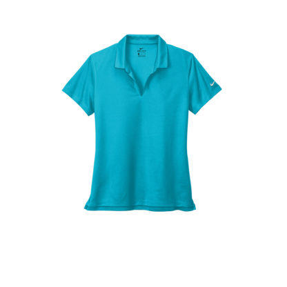 Nike Ladies Dri-FIT Micro Pique 2.0 Polo Tidal Blue