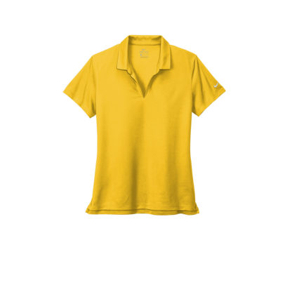 Nike Ladies Dri-FIT Micro Pique 2.0 Polo Varsity Maize