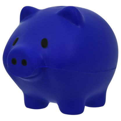 Pig Stress Ball Blue