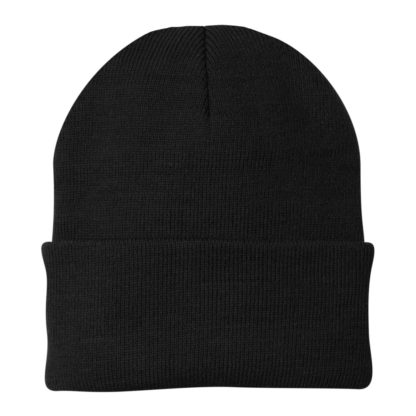 Port and Company Knit Cap Black