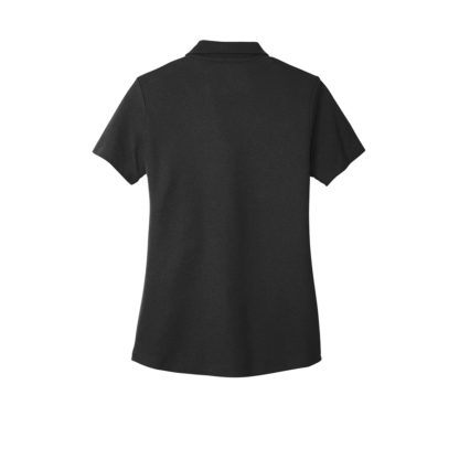 Port Authority Ladies C-Free Cotton Blend Pique Polo Black Back