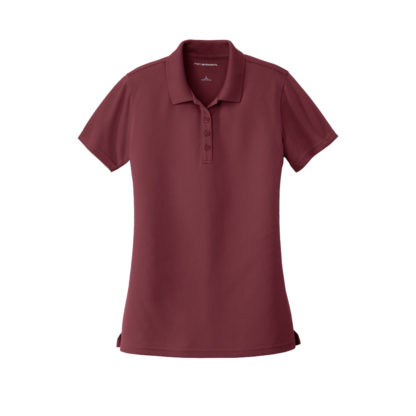 Port Authority Ladies Dry Zone UV Micro Mesh Polo Burgundy Custom