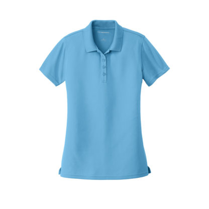 Port Authority Ladies Dry Zone UV Micro Mesh Polo Carolina Blue Custom