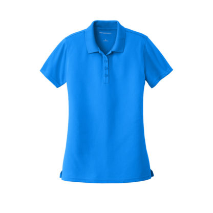 Port Authority Ladies Dry Zone UV Micro Mesh Polo Coastal Blue Custom