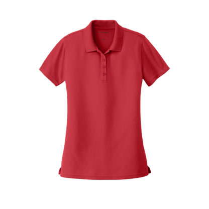 Port Authority Ladies Dry Zone UV Micro Mesh Polo Rich Red Custom