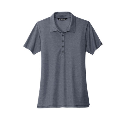 TravisMathew Ladies Oceanside heather Polo Blue Nights Heather