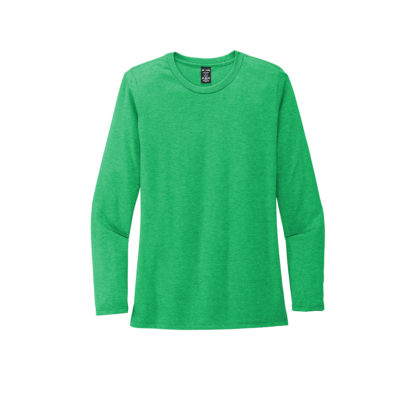 Allmade Womens Tri Blend Long Sleeve Tee Envio Green