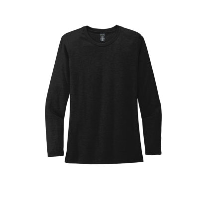 Allmade Womens Tri Blend Long Sleeve Tee Space Black