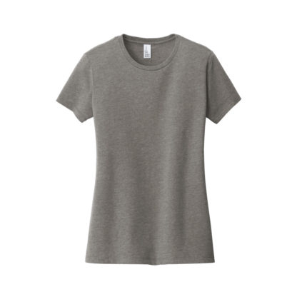 District Womens Very Important Tee Grey Frost