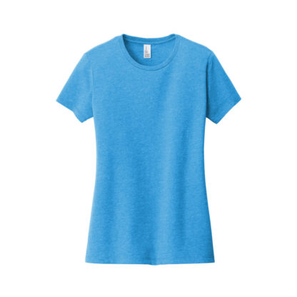 District Womens Very Important Tee Heathered Bright Turquoise