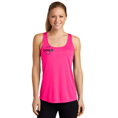 Sport Tek Ladies PosiCharge Competitor Racerback Tank Right Pocket Logo