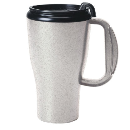 16 Oz Omega Mug with Slider Lid Granite