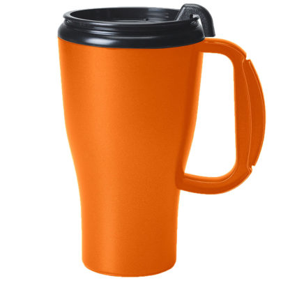 16 Oz Omega Mug with Slider Lid Orange