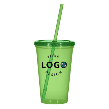 20 oz Sunsplash Single Wall Tumbler Green