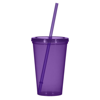 20 oz Sunsplash Single Wall Tumbler Purple