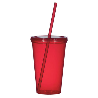 20 oz Sunsplash Single Wall Tumbler Red