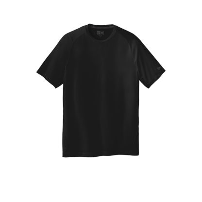 New Era Series Performance Crew Tee Black