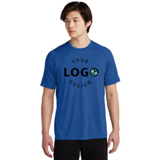 New Era Series Performance Crew Tee Royal Center Logo