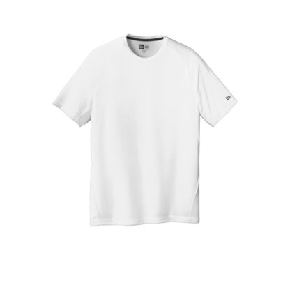 New Era Series Performance Crew Tee White