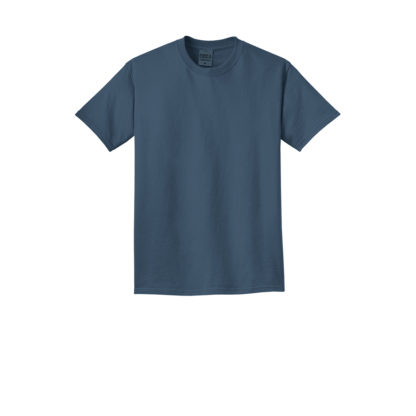 Port and Company Beach Wash Garment Dyed Tee Denim Blue